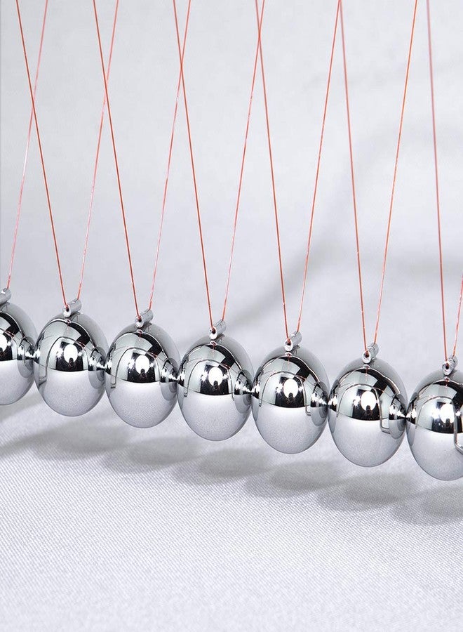 CERROPI Newtons Cradle Pendulum with 7 Balls, Classic Swing Newton Balance Ball, 30+ Sec Swingtime, Science Physics Gadget, Desk Toys & Office Gadgets for Desk Decorations - Image 4